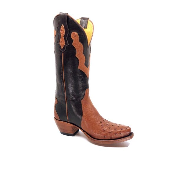 Women's Cognac Full Quill Ostrich
