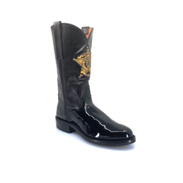 Men's Black Patent Leather