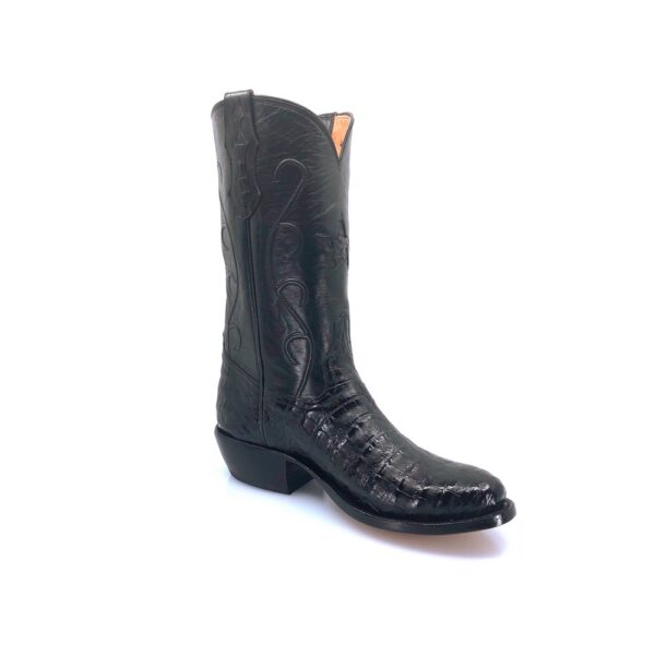 Men's Black Caiman Belly