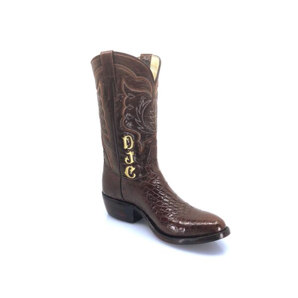 Mens Cigar Brown American Alligator