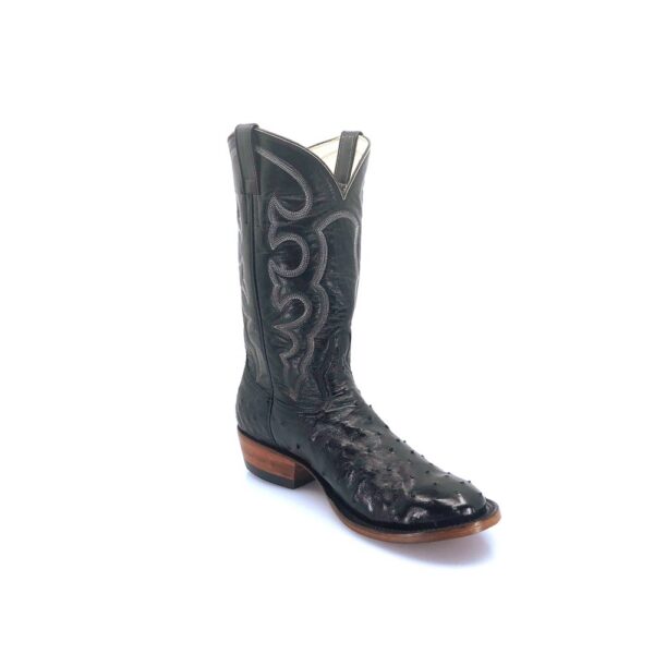 Mens Black Full Quill Ostrich
