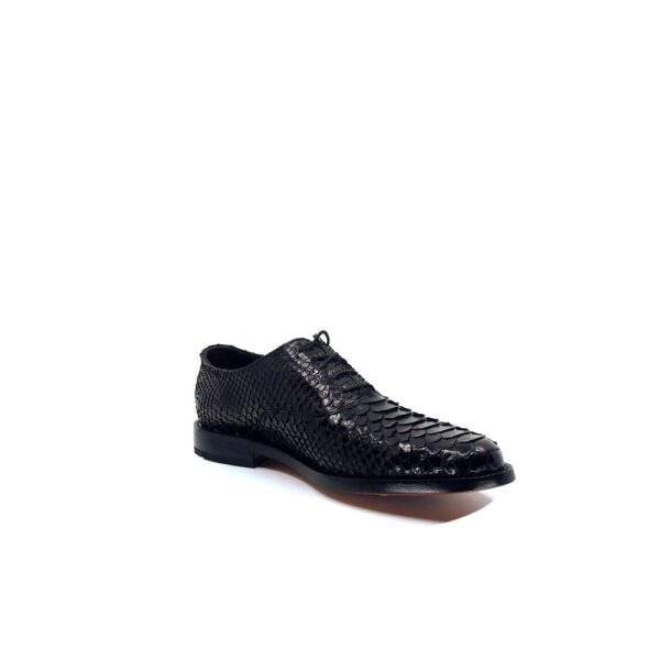 Plain Toe Python Oxford Shoes