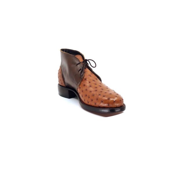 Men's Cognac Full Quill Ostrich