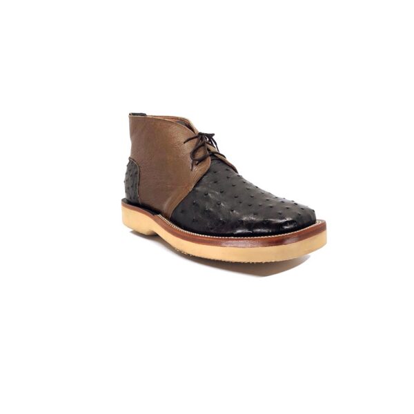 Men's Chocolate Brown Full Quill Ostrich