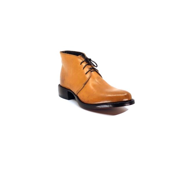 Men's Butterscotch Glazed Italian Calf-Skin