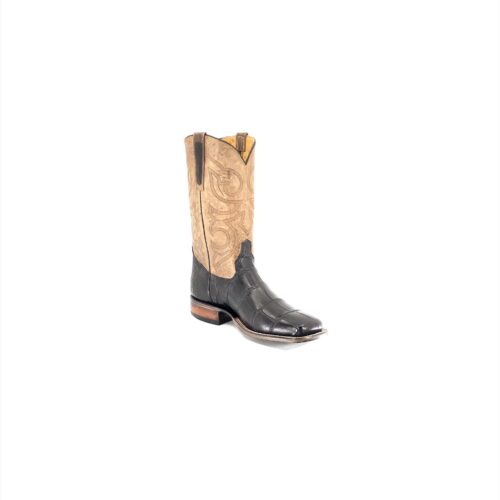 Men's Black Giant American Alligator
