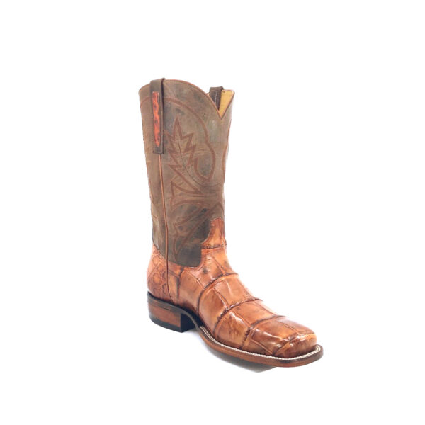 Men's Burnished Cognac Giant Gator