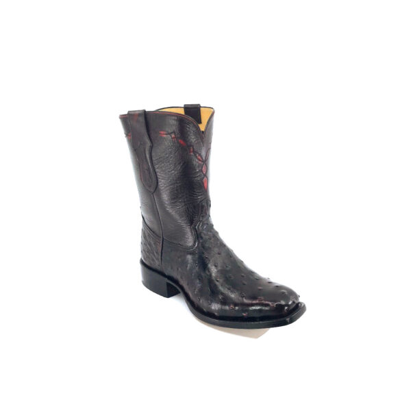 Men's BlackCherry Full Quill Ostrich