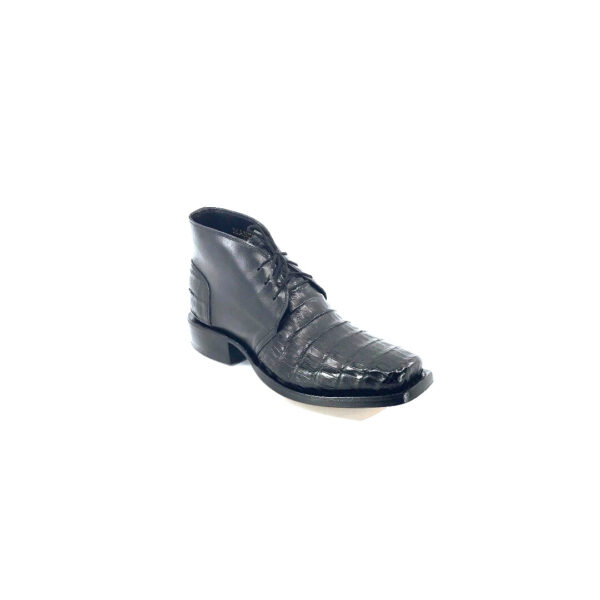 Men's Black Caiman Belly