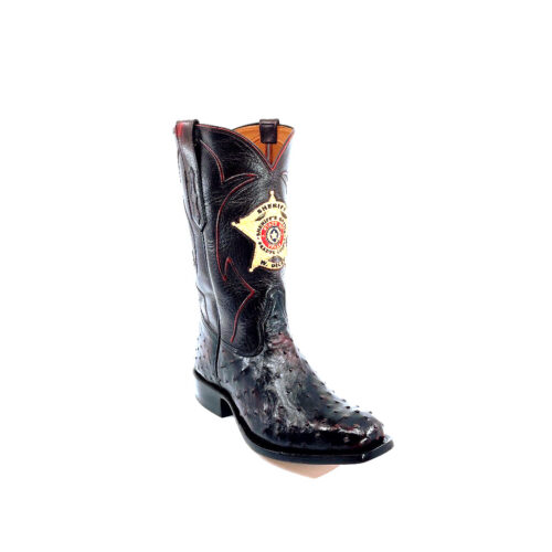 Men's Blackcherry Full Quill Ostrich
