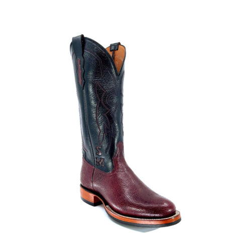 Men's Burgundy Bullhide