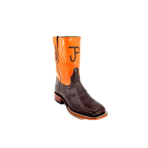 Mens' Chocolate Smooth Ostrich