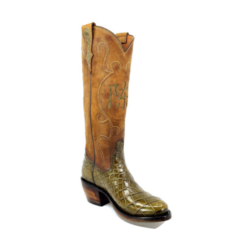 Women's Olive Green American Alligator Classic