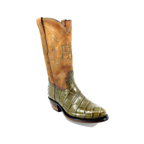 Men's Olive Green American Alligator Classic