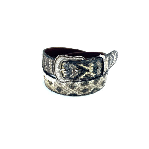 Men's Eastern Diamondback Rattlesnake Western Belt