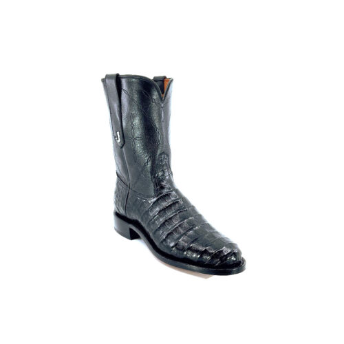 Men's Black Caiman Belly