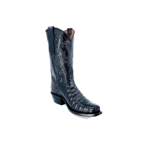 Men's Black Caiman Belly
