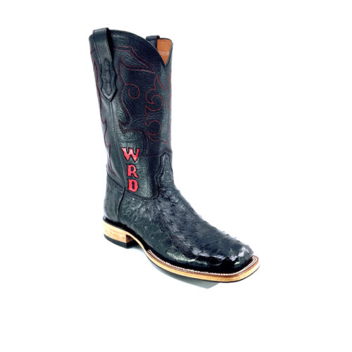 Men's Black Zimbabwean Full Quill Ostrich