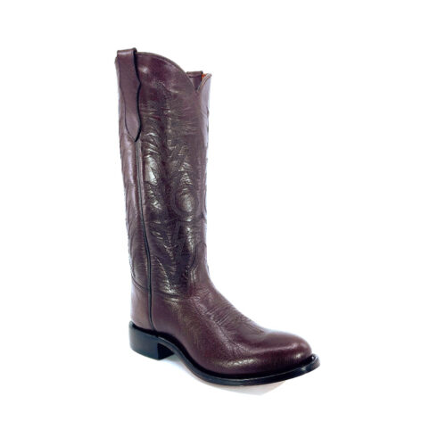 Men's Burgundy Italian Calf Skin