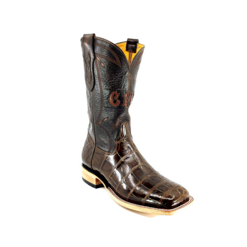 Men's Chocolate Glaze American Alligator