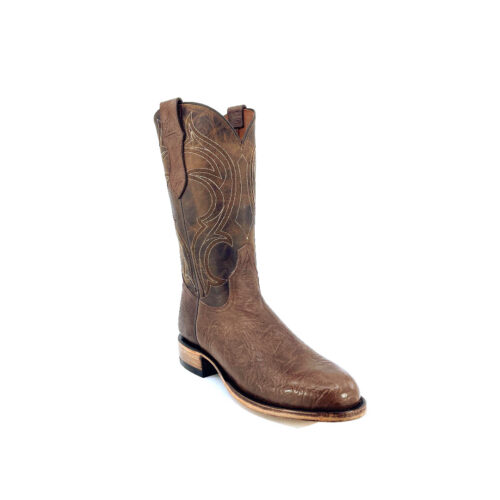Men's Chocolate Brown Spanish Bull Hide