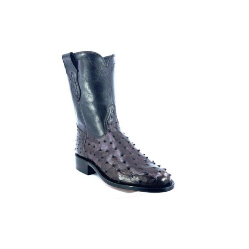 Men's Chocolate Brown Full Quill Ostrich