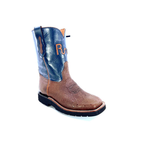Men's Chocolate Smooth Ostrich