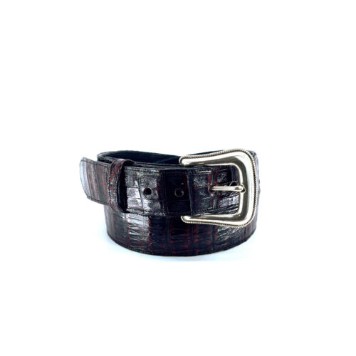 Men's Caiman Black Cherry Belt