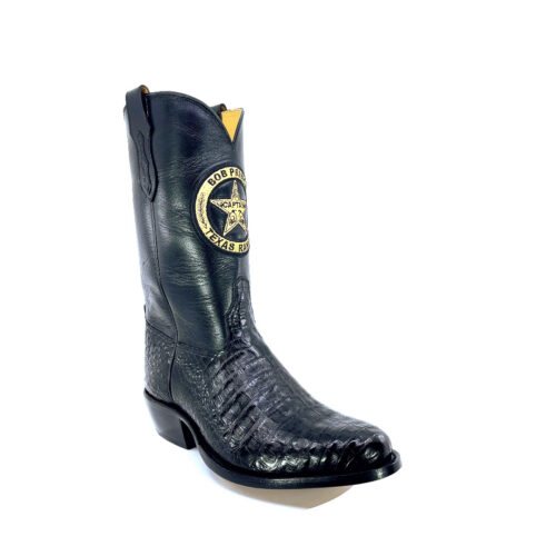 Men's Black Caiman Belly