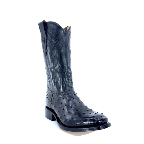 Men's Black Full Quill Ostrich