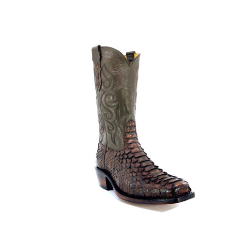 Men's Medium Brown Patina Giant Python