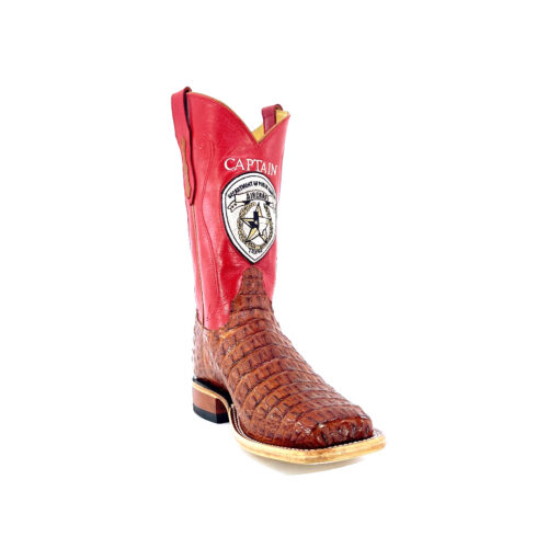Men's Brandy South American Caiman Hornback
