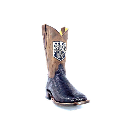 Men's Black Cherry Caiman Belly