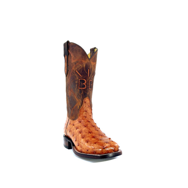 Men's Cognac Full Quill Ostrich