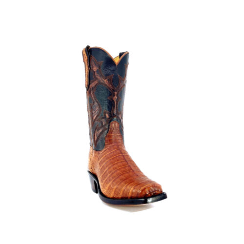 Men's Burnished Cognac Caiman Belly