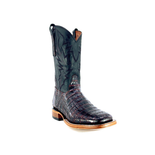 Men's Black Cherry Caiman Belly