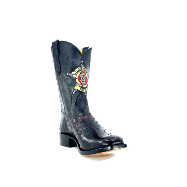 Men's Black Cherry Full Quill Ostrich