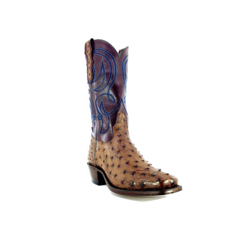 Men's Kango Tabac Bruciato Full Quill Ostrich