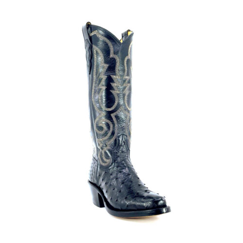 Women's Black Full Quill Ostrich