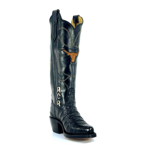 Women's Black Caiman Belly