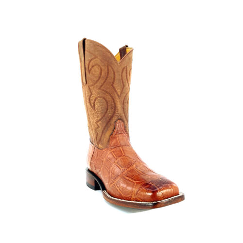Men's Burnished Cognac Giant Gator
