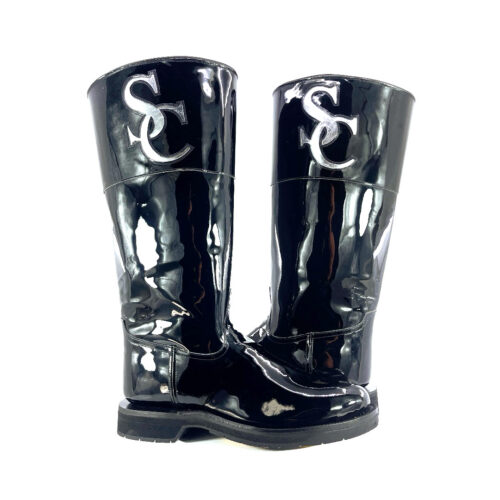 Men's Black Patent Leather
