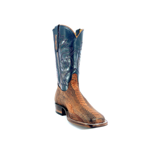 Men's Cognac Rough-out Ostrich Leg