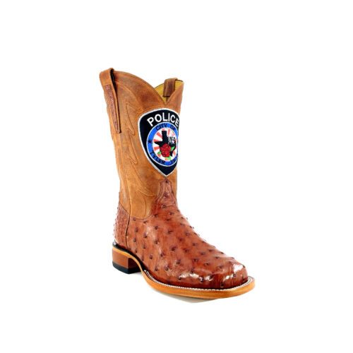 Men's Cognac Full Quill Ostrich