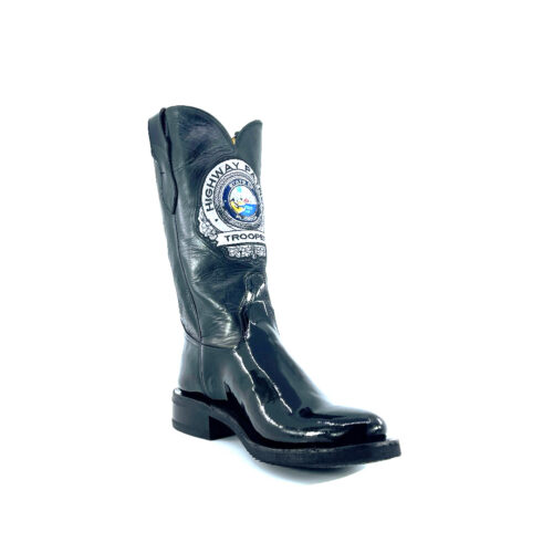 Men's Black Patent Leather