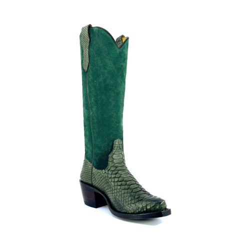 Women's Olive Green Python