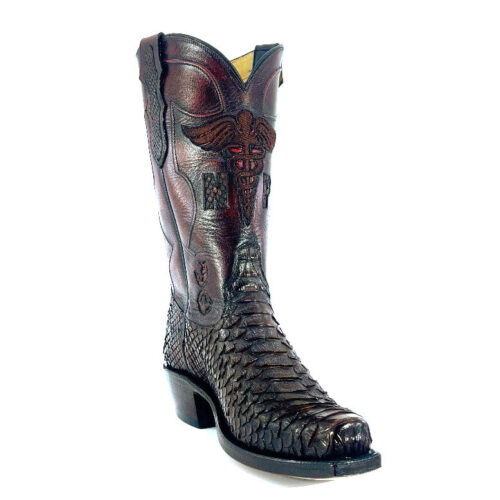 Men's Black-Cherry Python