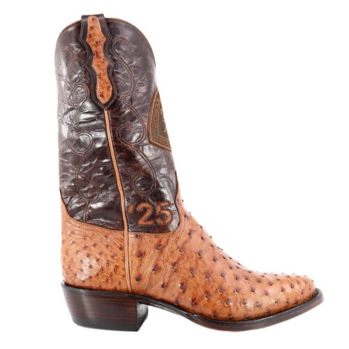 Men's Brandy Bruciato Full Quill Ostrich
