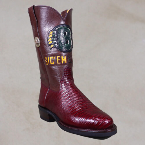 Men's Burgandy Argentinian Lizard