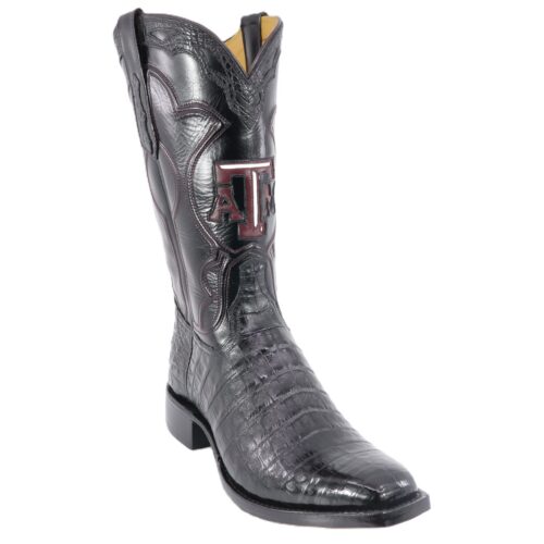Men's Black Caiman Belly